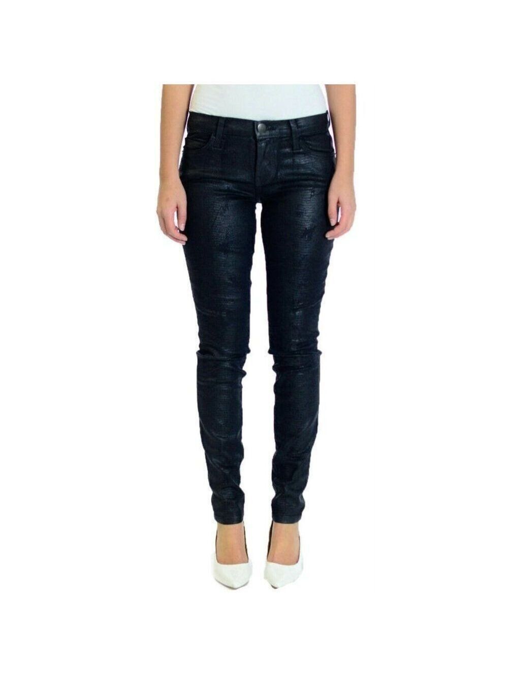 NWT Current/Elliott The Ankle Skinny Cheville Jeans Gunmetal Fellon